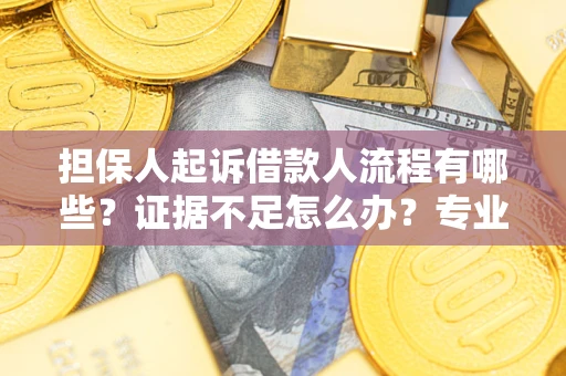 济南担保人起诉借款人流程有哪些？证据不足怎么办？专业律师解答