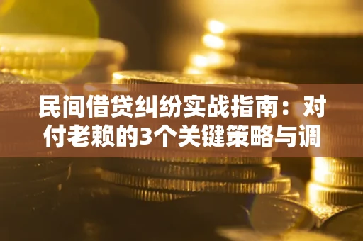 济南民间借贷纠纷实战指南：对付老赖的3个关键策略与调解盲区解析