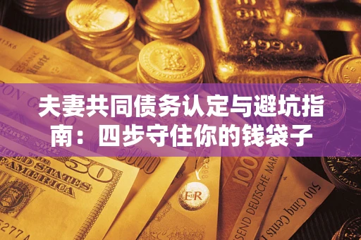 济南夫妻共同债务认定与避坑指南：四步守住你的钱袋子